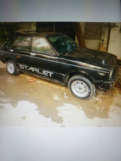 Toyota starlet 1982 CNG AlloyRim Rs,180.000