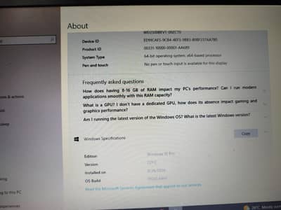 HP elitebook 846p intel core i5 8gb ram