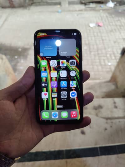 Iphone XR non pta GB128 face ID failed front glass crack hai exchange