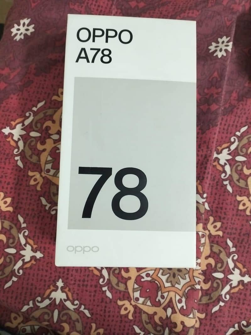 OPPO A78 0