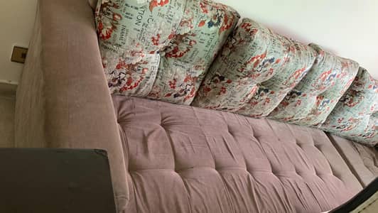 7 seater L sofa