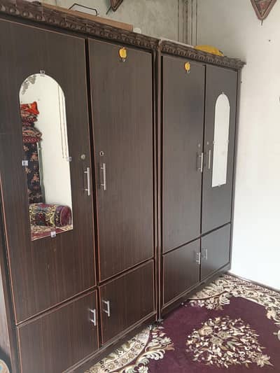 Wardrobes, Attached TogetherTwo Separate Wooden