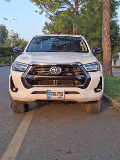 hilux revo model 2021 islamabad registered