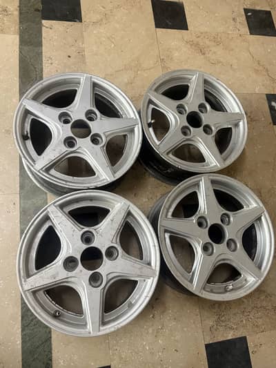 13 inches rims available in good condition