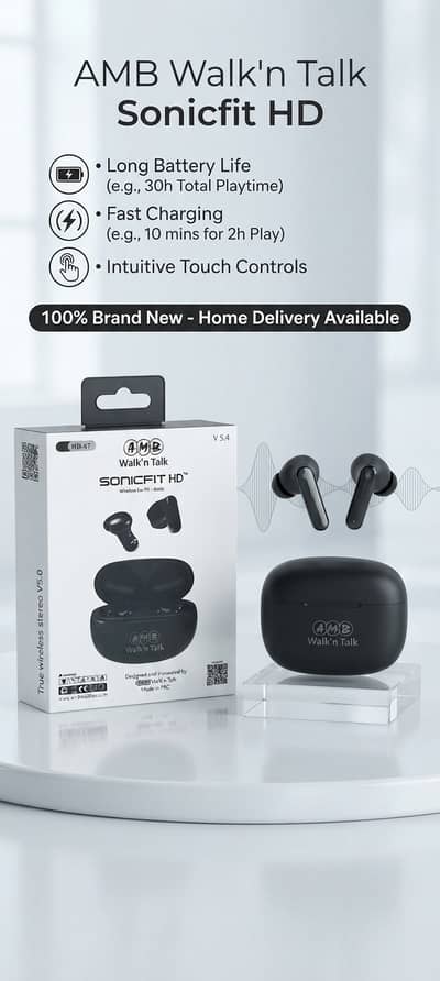 Sound Quality, Touch Controls, Long Battery Life, 100%