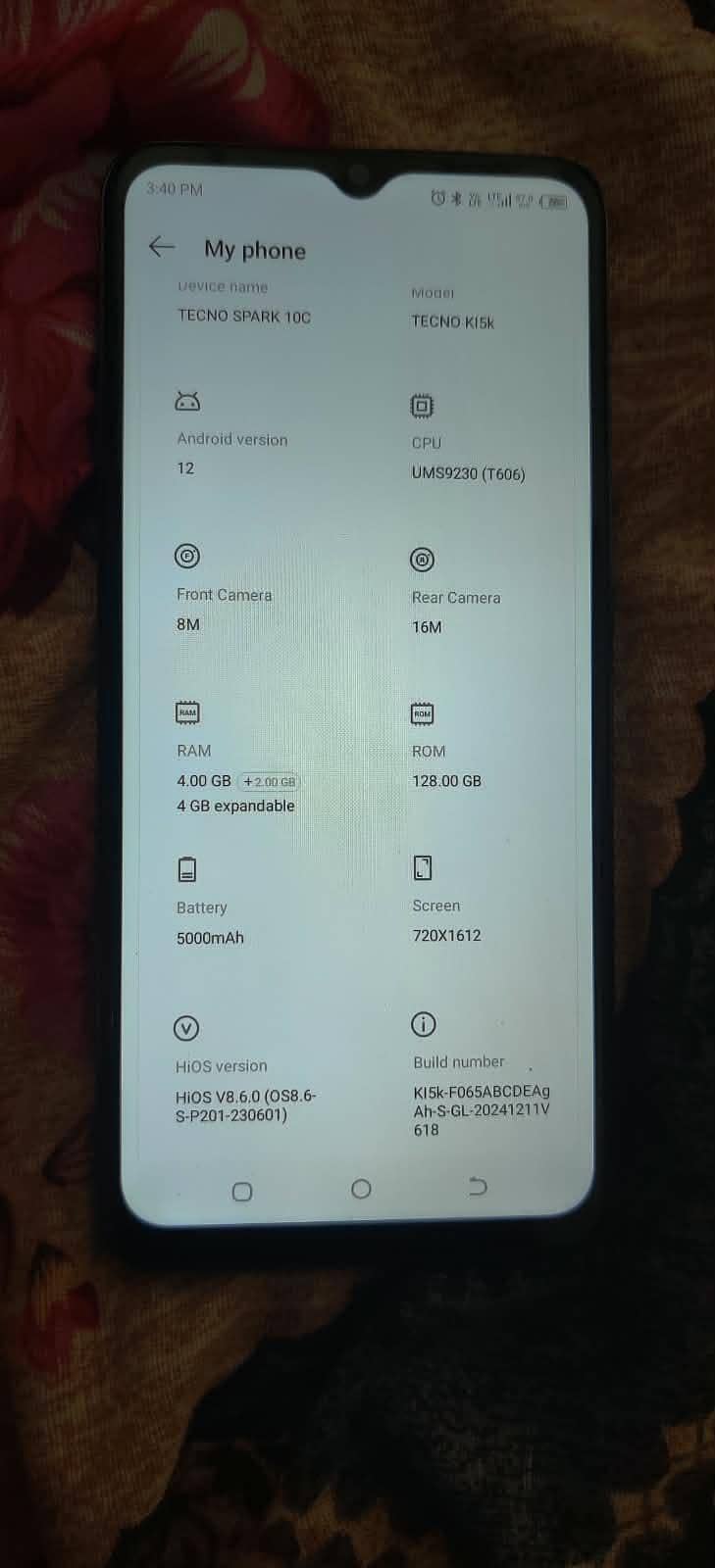 Tecno Spark 10C 5