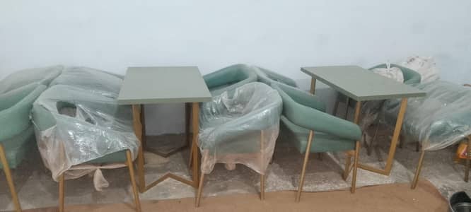 restaurant chairs tables set