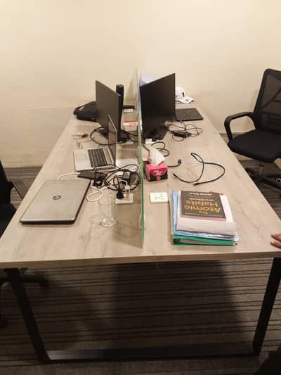 Office Chairs And Table Like New
