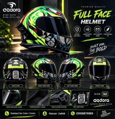 Aadora Unique Graphics Helmet