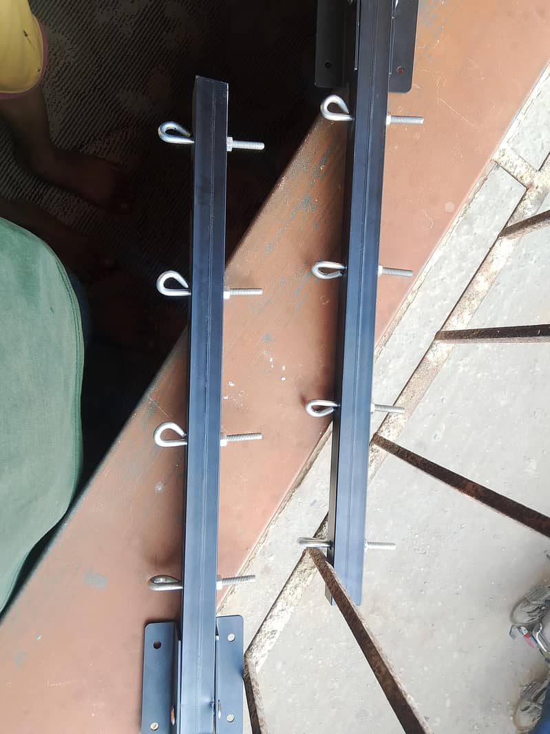 wall-mounted foldable cloth drying stand 2