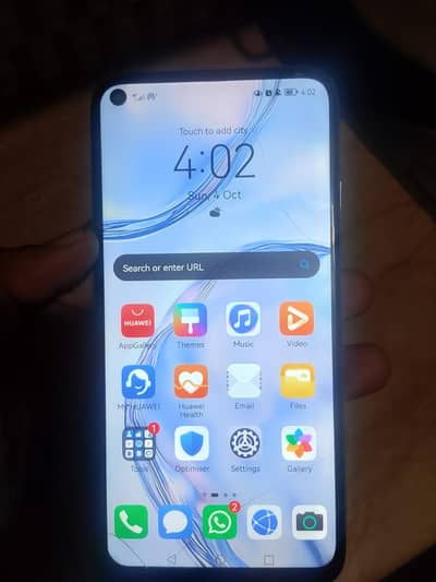 huwaei nova 7i  8/128  only phone panel change he finger off