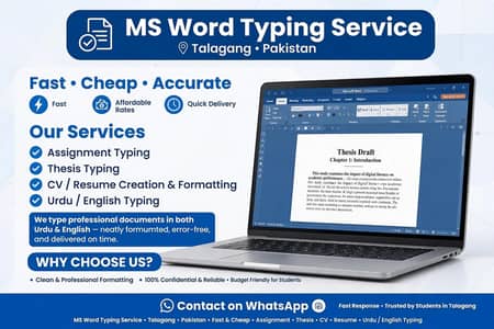 Talagang Composing Service - Assignment, CV & Thesis - Fast Work