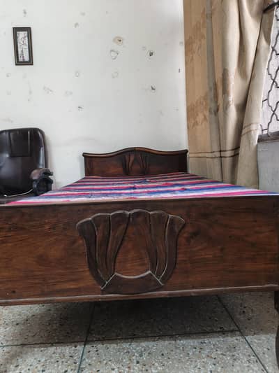 single bed made of wood for sale