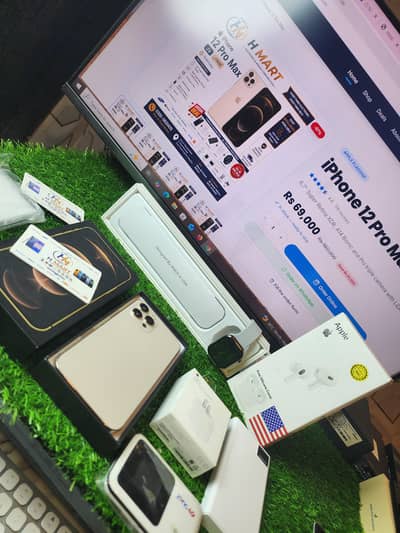 Apple iPhone 12 Pro Max JV 128GB FREE WITH ALL ACCESSORIES 10/8