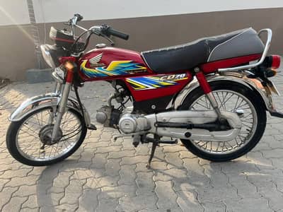 Honda CD 70 2021 model red