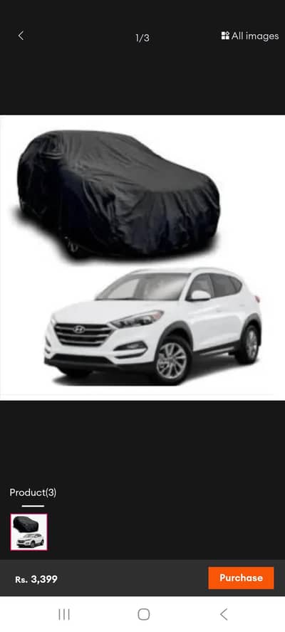 Tucson Car cover