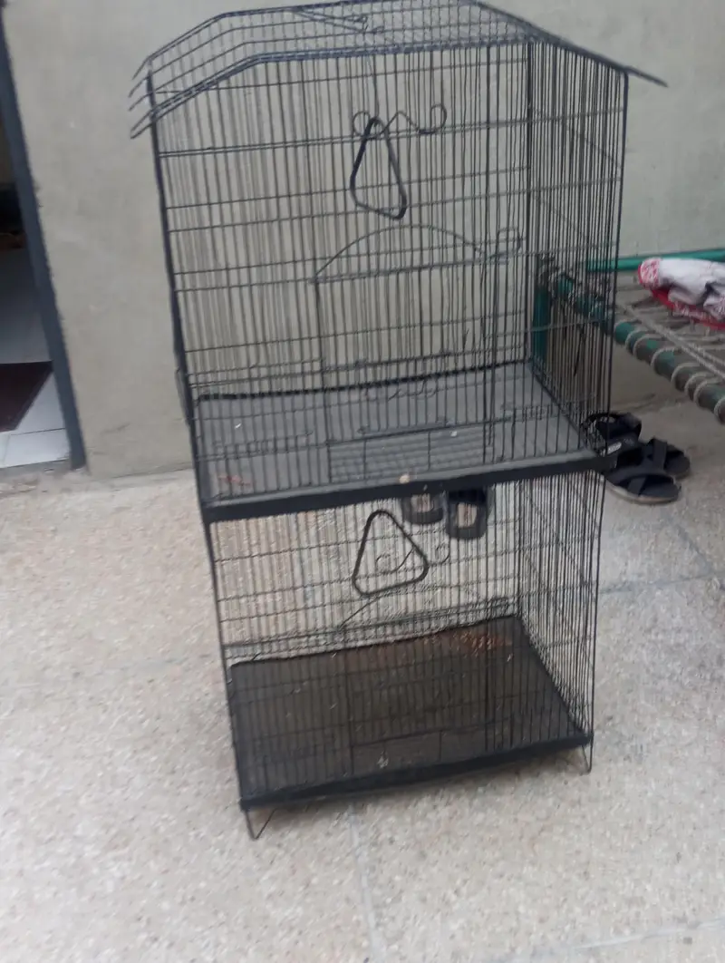 two portion bird cage — photo 2