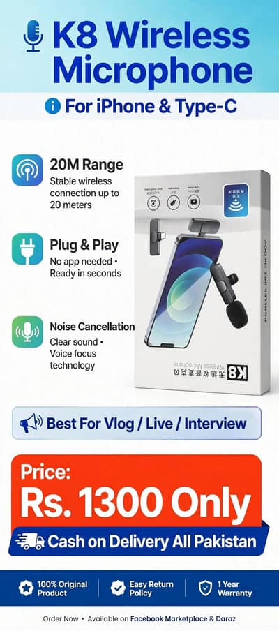 K8 Wireless Microphone - Original