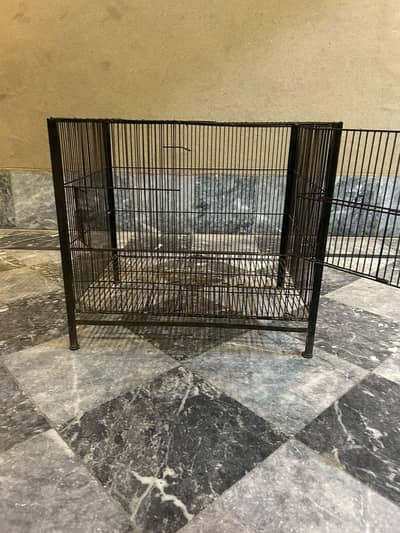 Big black cage for parrot,rabbit,pigon,and other bird