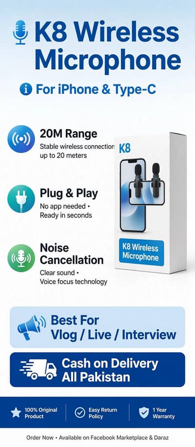 K8 Wireless Microphone - Original