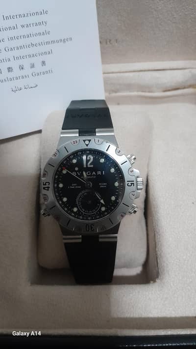 watch Bvlgari scuba diagono gmt