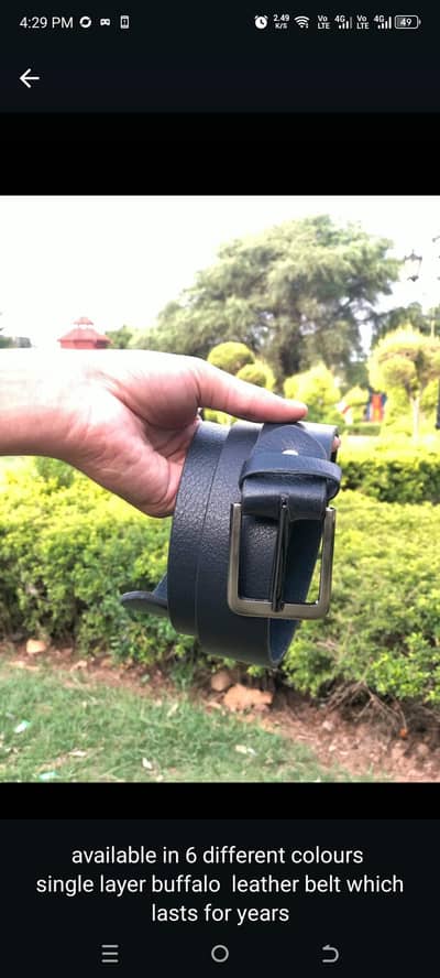 orignal leather belt