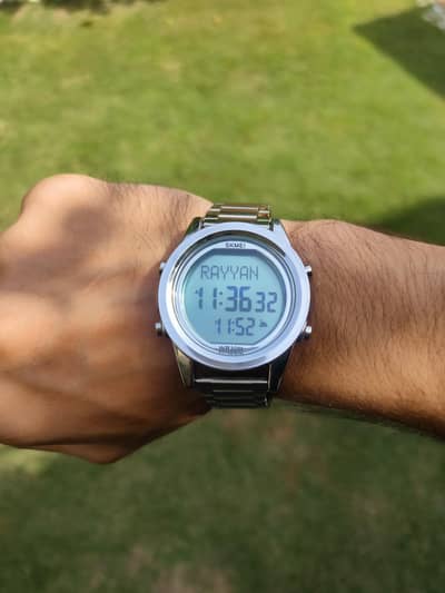 SKMEI Islamic Watch with Qibla & Azan times