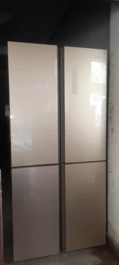 Haier 4 door fridge neat and clean less used
