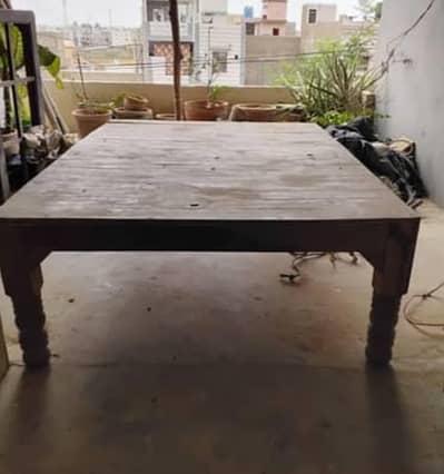 wooden platform bed available