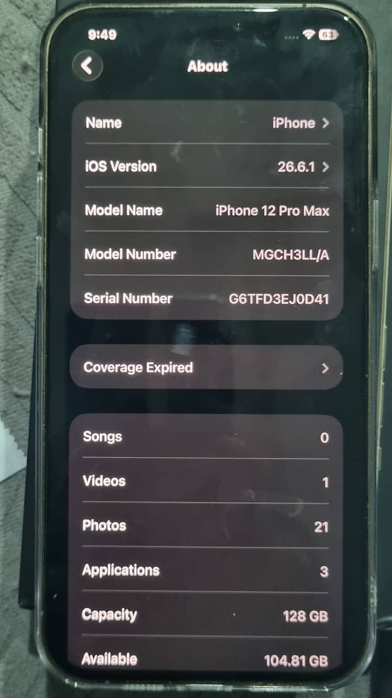 Apple iPhone 12 Pro Max 8