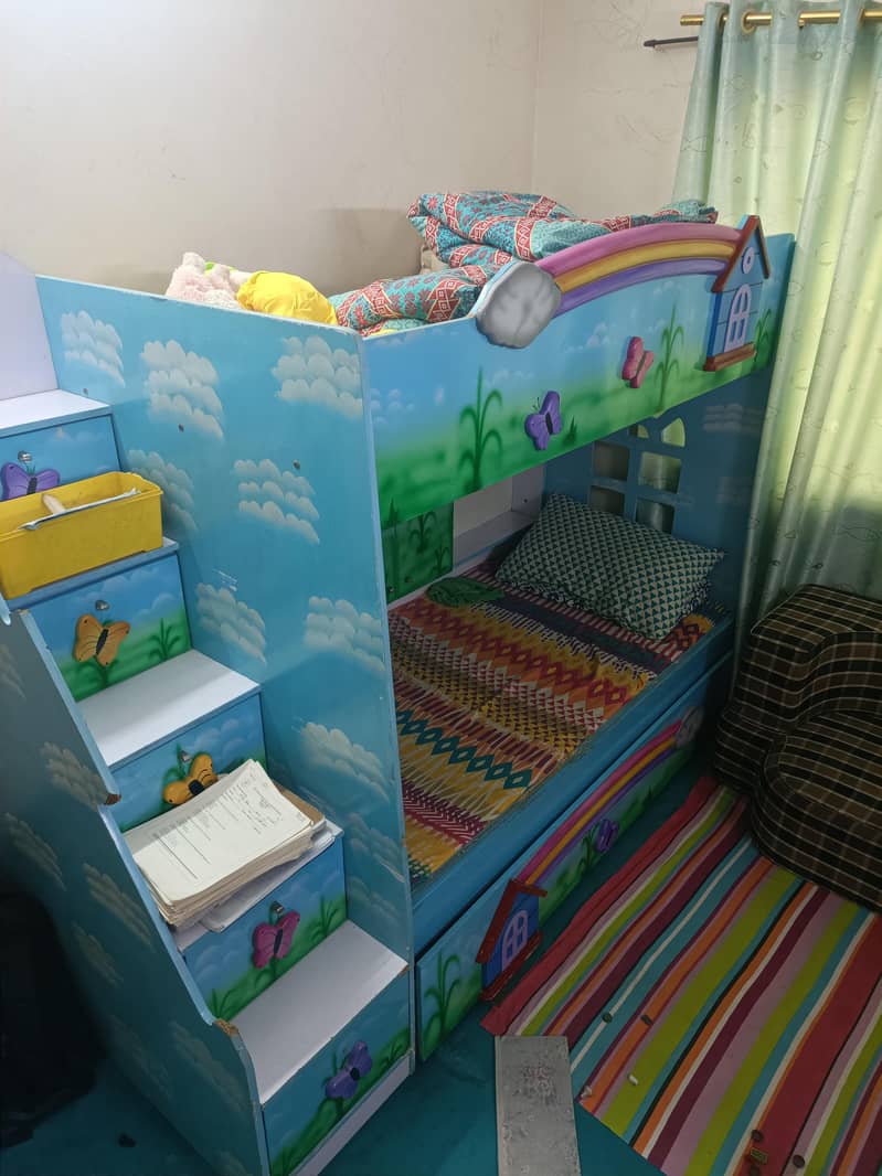 Bunk bed for 3 1