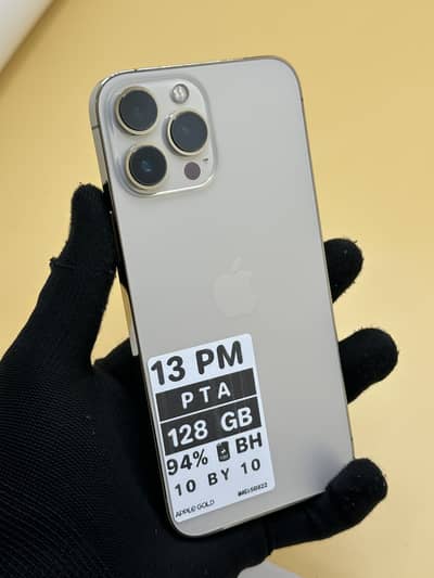 Apple iPhone 13 Pro Max 128 GB Dual Sim PTA APPROVED 95% Battery Healt