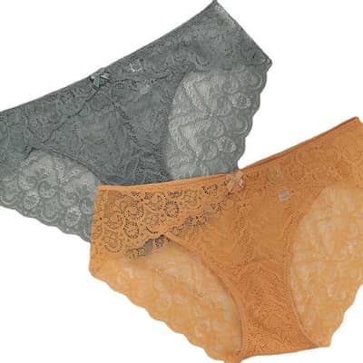 Lace Triangle Bralette Set