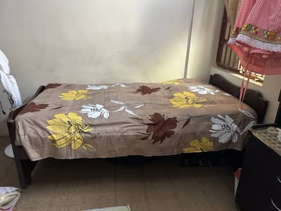 Wooden Single Bed