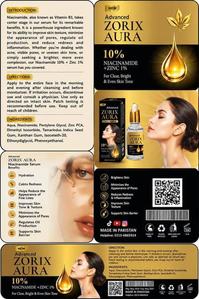 zorix Aura face serum