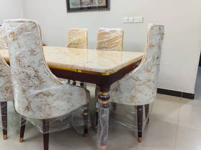 Dining Table 6 chair totally brand new