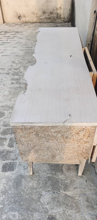 wood side table with 6drawers space are avaliable