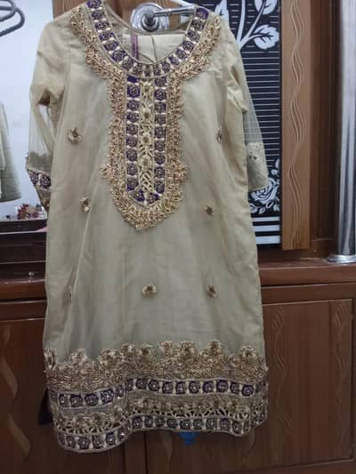 Hand Work Party Wear Dress.