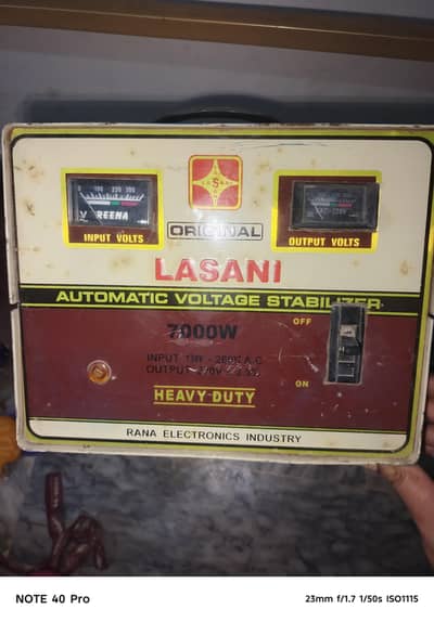 lasani automatic voltage stablizer 7000 watt