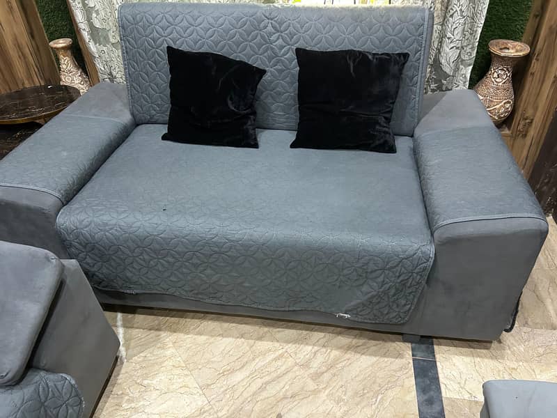 sofa set + deewan+ stools 1