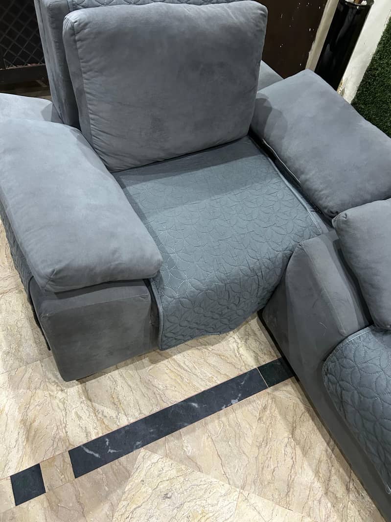 sofa set + deewan+ stools 2