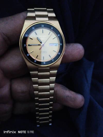 Seiko 5 atumatic new 10by 10 ha istamal ni hoi ak do bar bas ki