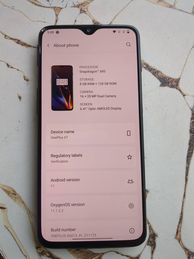 One Plus 6T 2