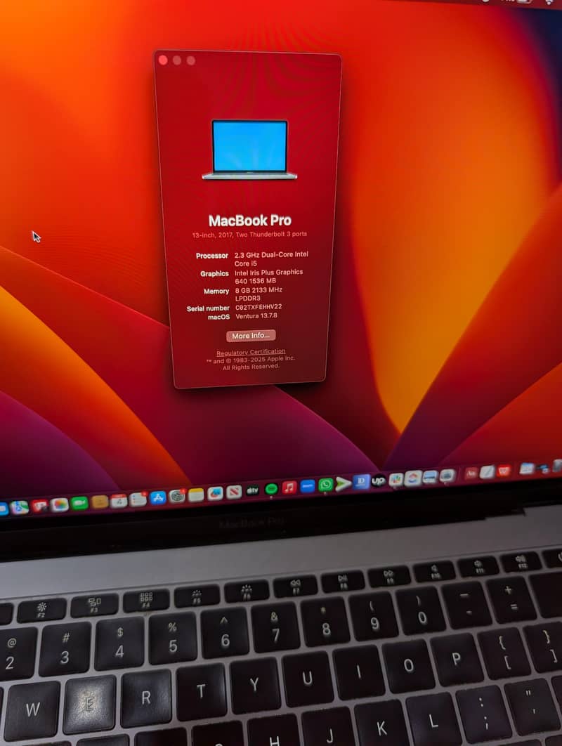 Macbook pro 2017 1