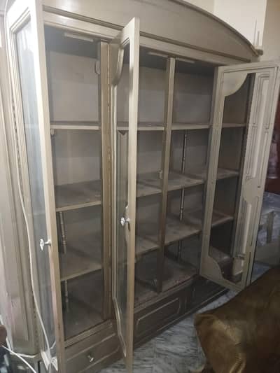 Chinoti Wooden Crockery Showcase for Sale