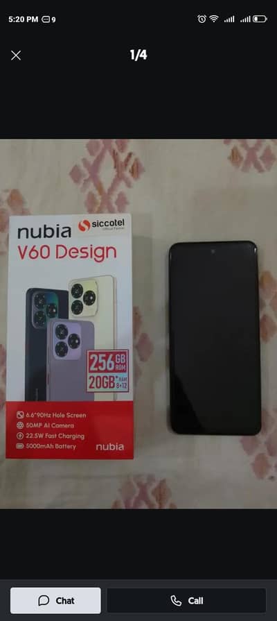 Zte nubia V60 Design