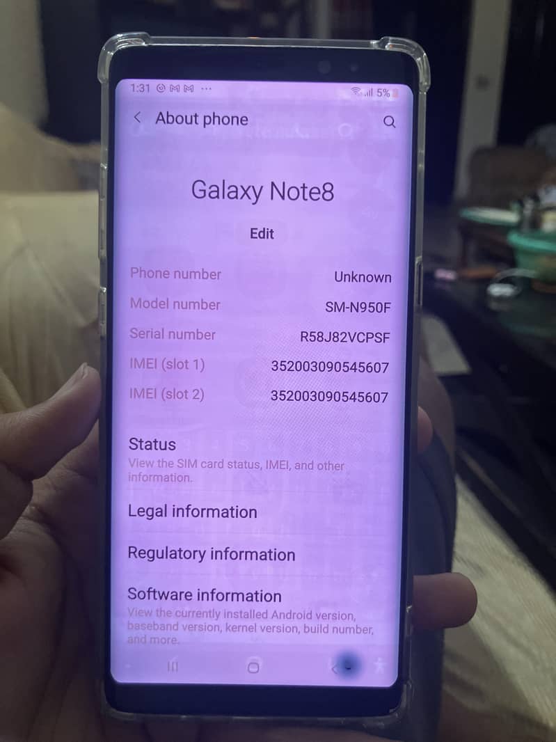 Samsung Mobile Note 8 6