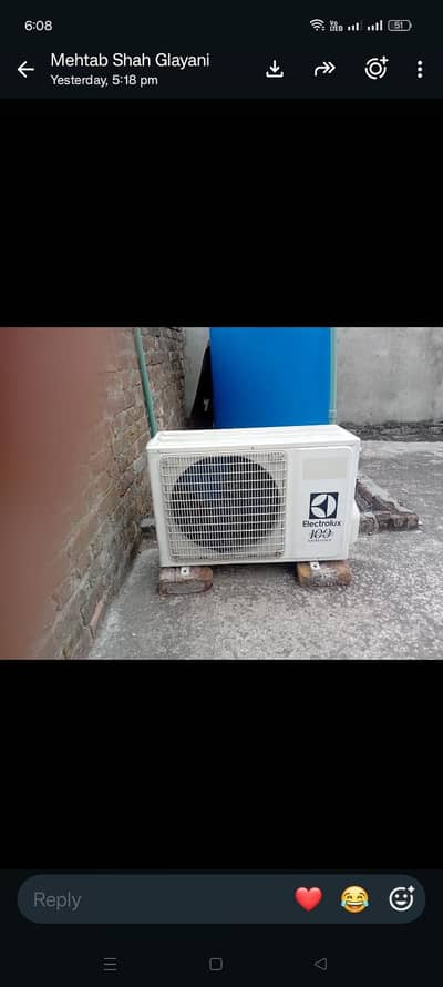 ELECTROLUX inverter ac in 1.5 ton