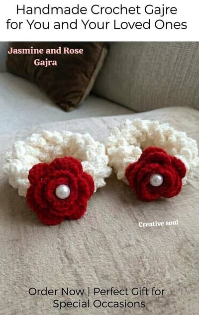 handmade crochet gajrey