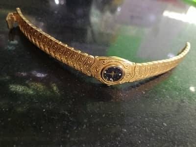 Vintage Western Swiss Quartz Ladies Watch (Gold Plated)